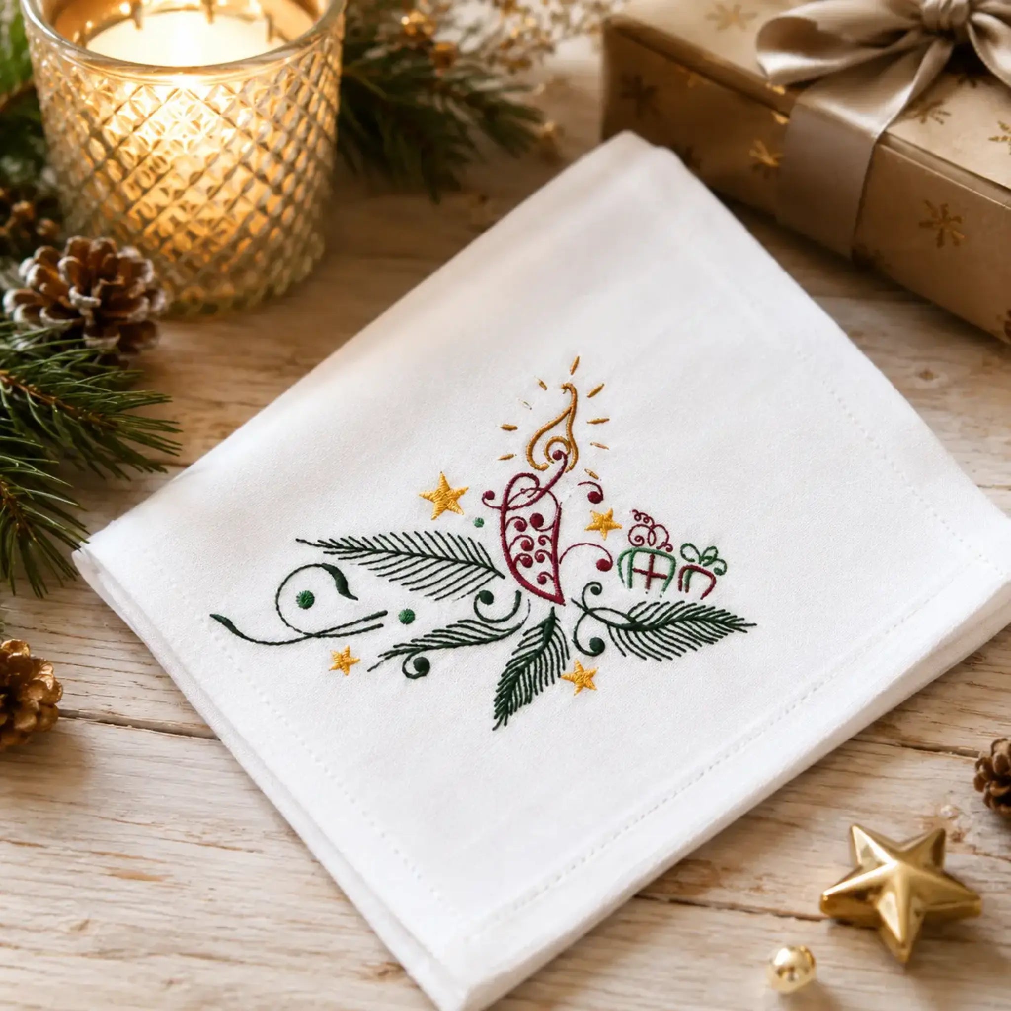 Stickdatei Weihnachtsmotiv »Edel«