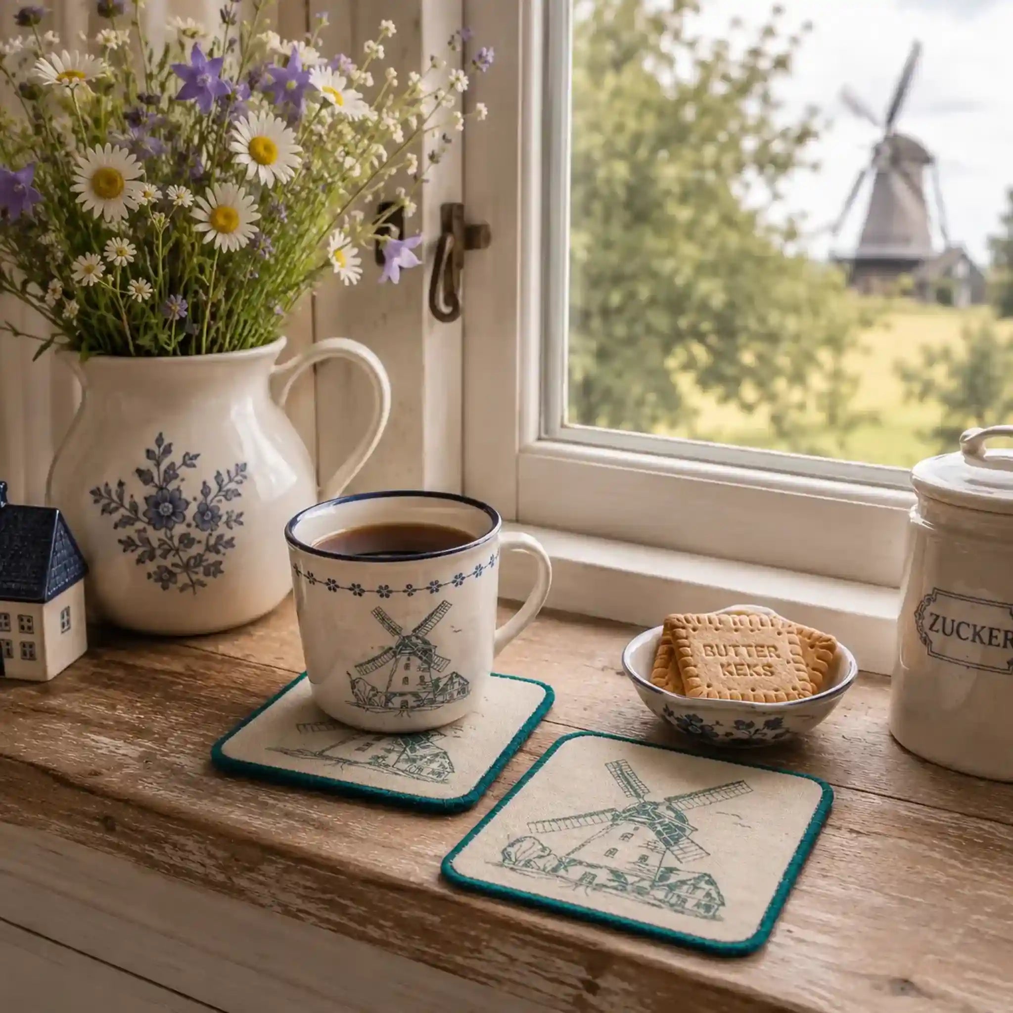 Stickdatei Windmühle