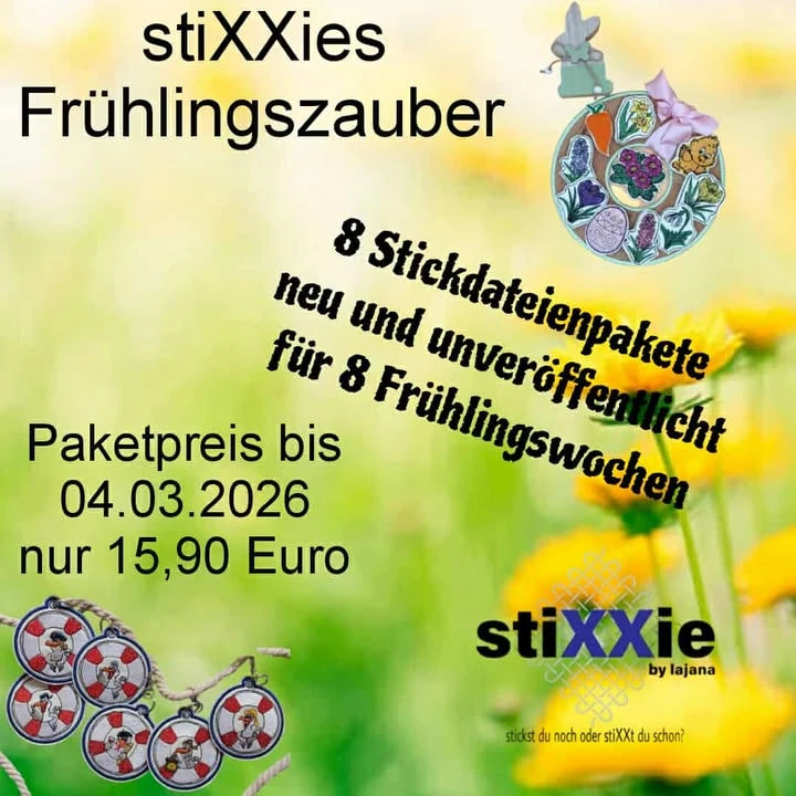 Stickdateien Fruehlingszauber 2026