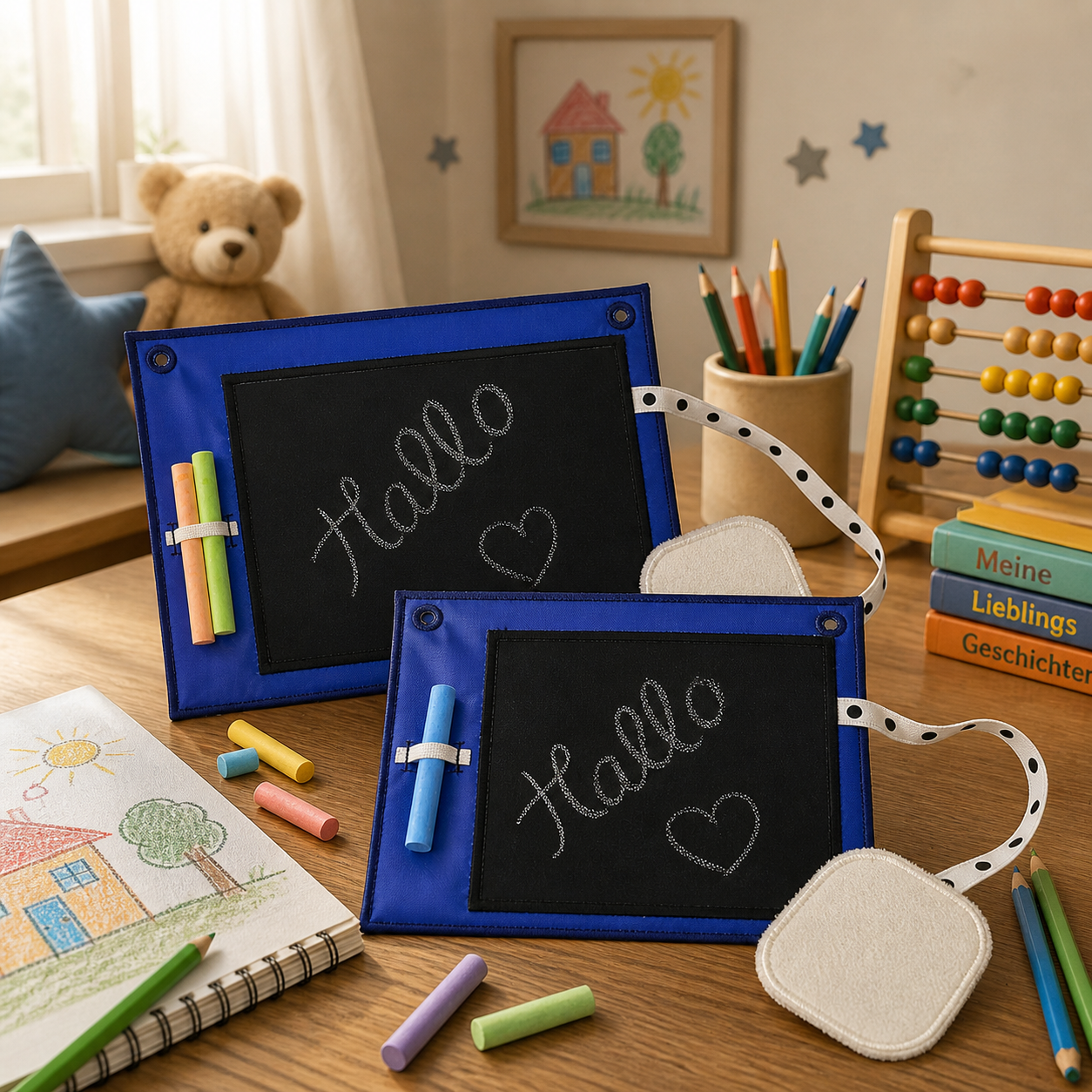 ITH Stickdatei Tafel 📝 – Schultafel & Memotafel zum Sticken