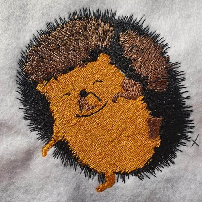 Stickdatei Igel Fredi 3-er Set von stiXXie by lajana