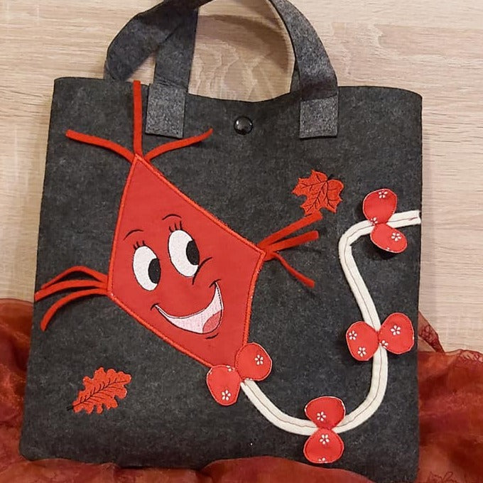 ITH Stickdatei Set Herbstdrachen, Applikation, Doodlestick von stiXXie by lajana