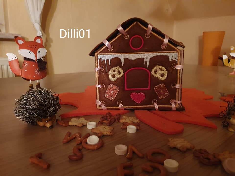 ITH Stickdatei Lebkuchenhaus Advent von stiXXie by lajana