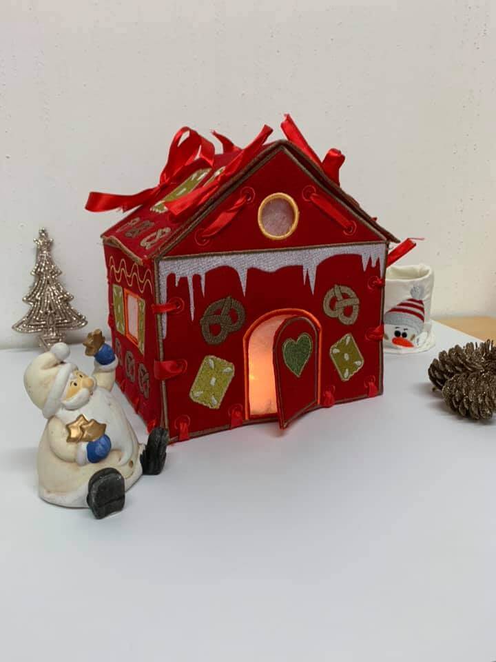 ITH Stickdatei Lebkuchenhaus Advent von stiXXie by lajana