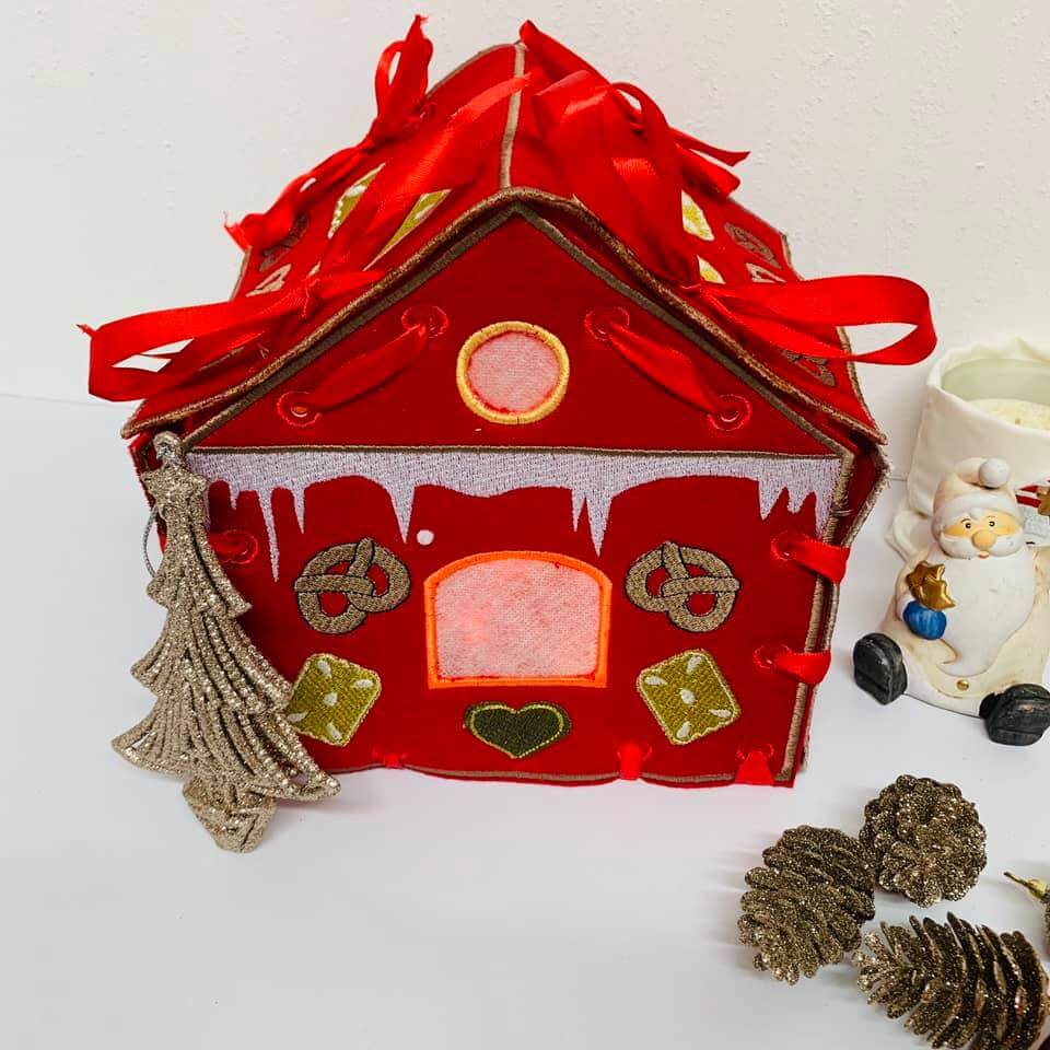 ITH Stickdatei Lebkuchenhaus Advent von stiXXie by lajana