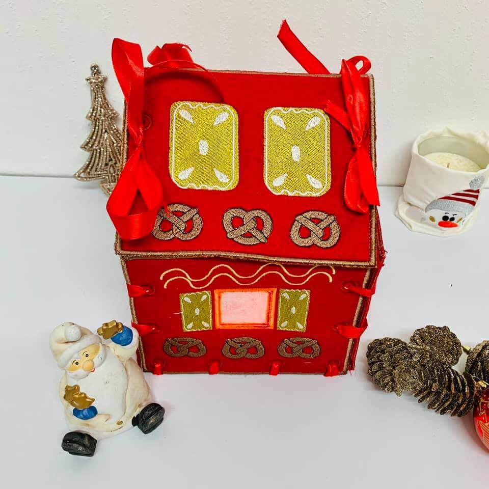 ITH Stickdatei Lebkuchenhaus Advent von stiXXie by lajana