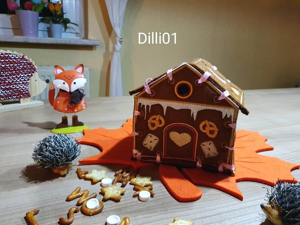 ITH Stickdatei Lebkuchenhaus Advent von stiXXie by lajana