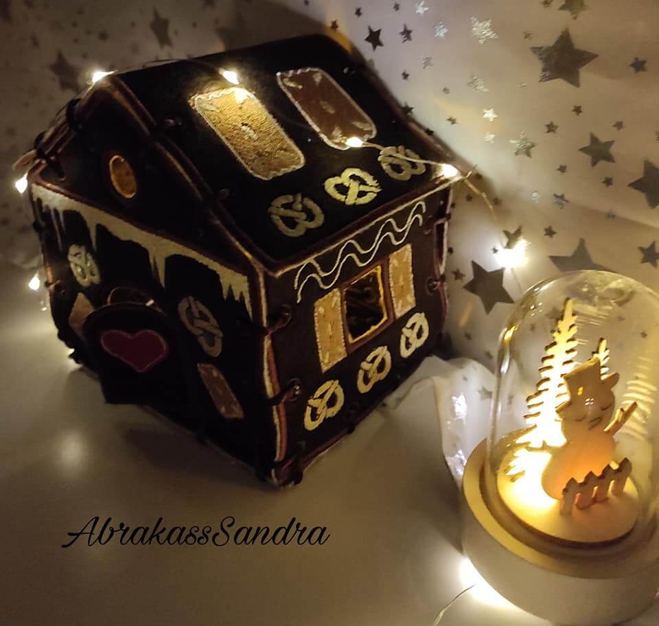 ITH Stickdatei Lebkuchenhaus Advent von stiXXie by lajana
