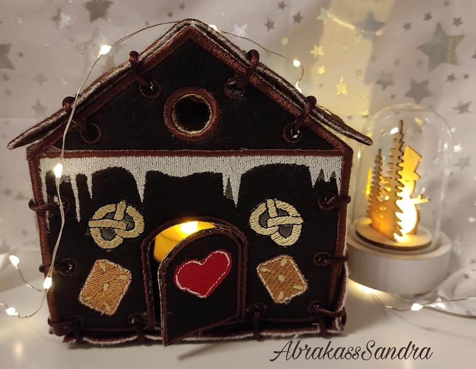 ITH Stickdatei Lebkuchenhaus Advent von stiXXie by lajana