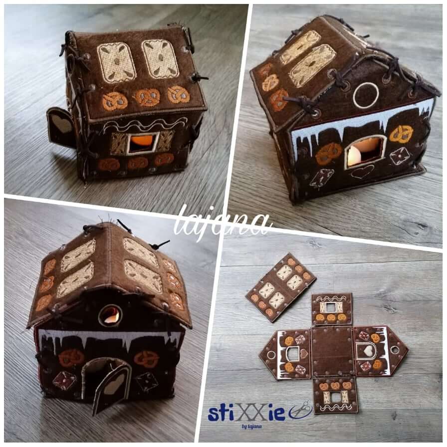 ITH Stickdatei Lebkuchenhaus Advent von stiXXie by lajana