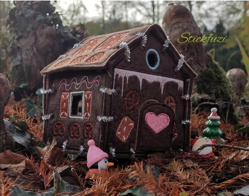 ITH Stickdatei Lebkuchenhaus Advent von stiXXie by lajana