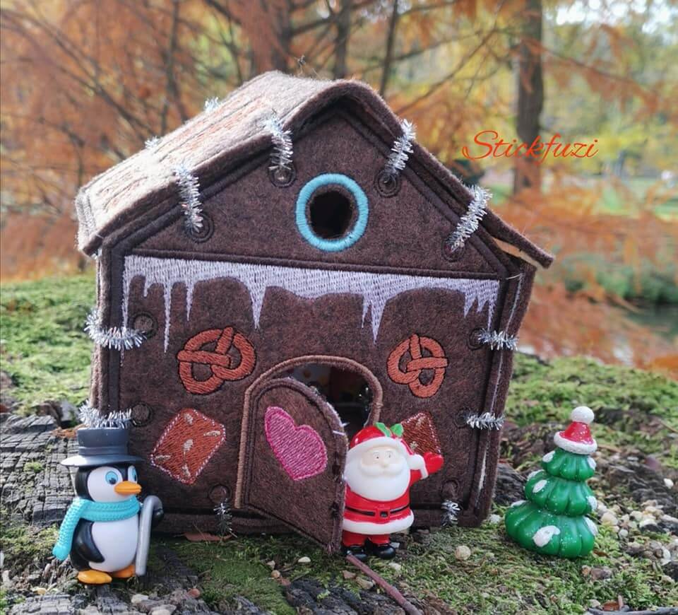 ITH Stickdatei Lebkuchenhaus Advent von stiXXie by lajana