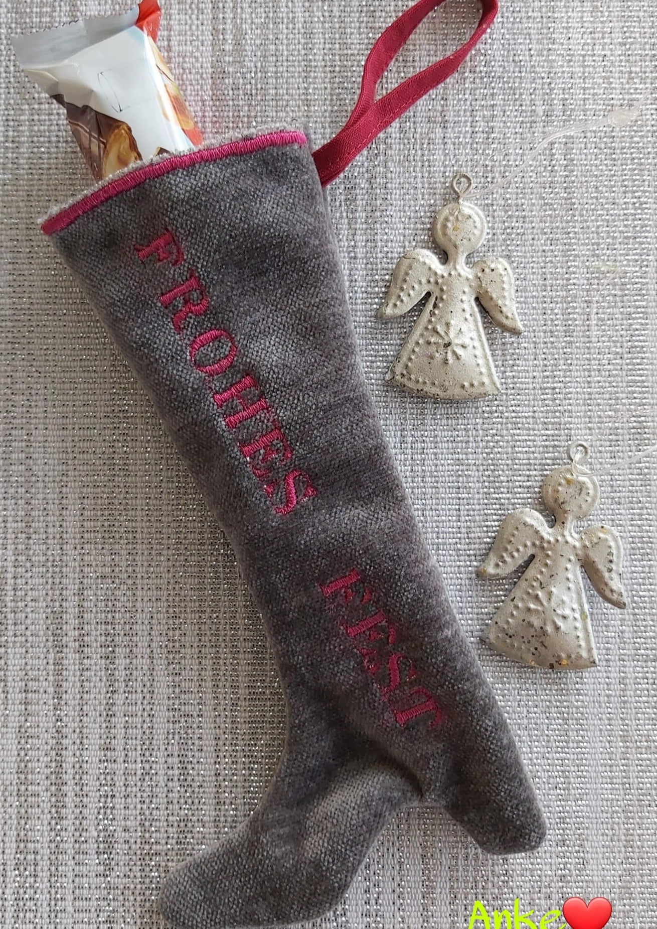 ITH Stickdatei Nikolausstiefel von stiXXie by lajana