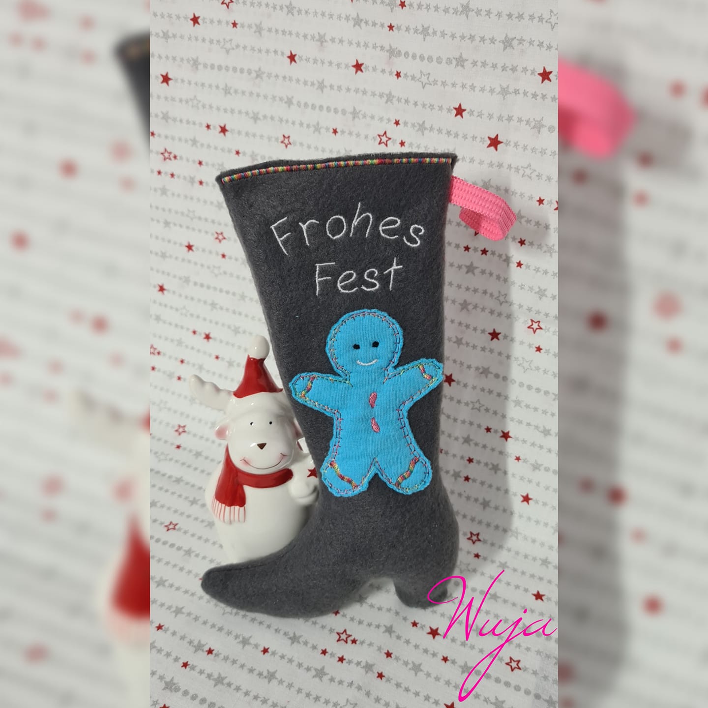 ITH Stickdatei Nikolausstiefel von stiXXie by lajana