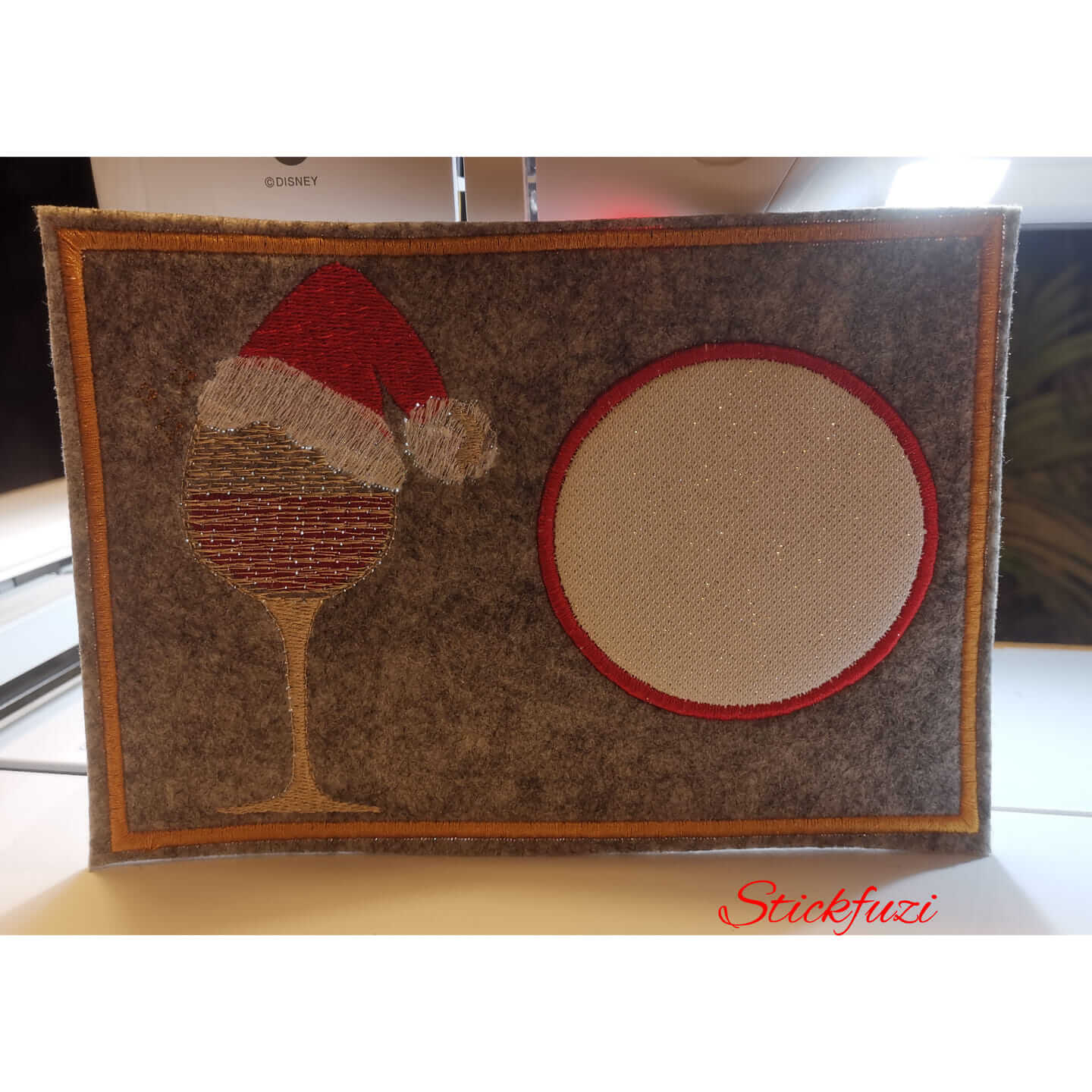 Stickdatei Weinglas - Doodle Appli von stiXXie by lajana