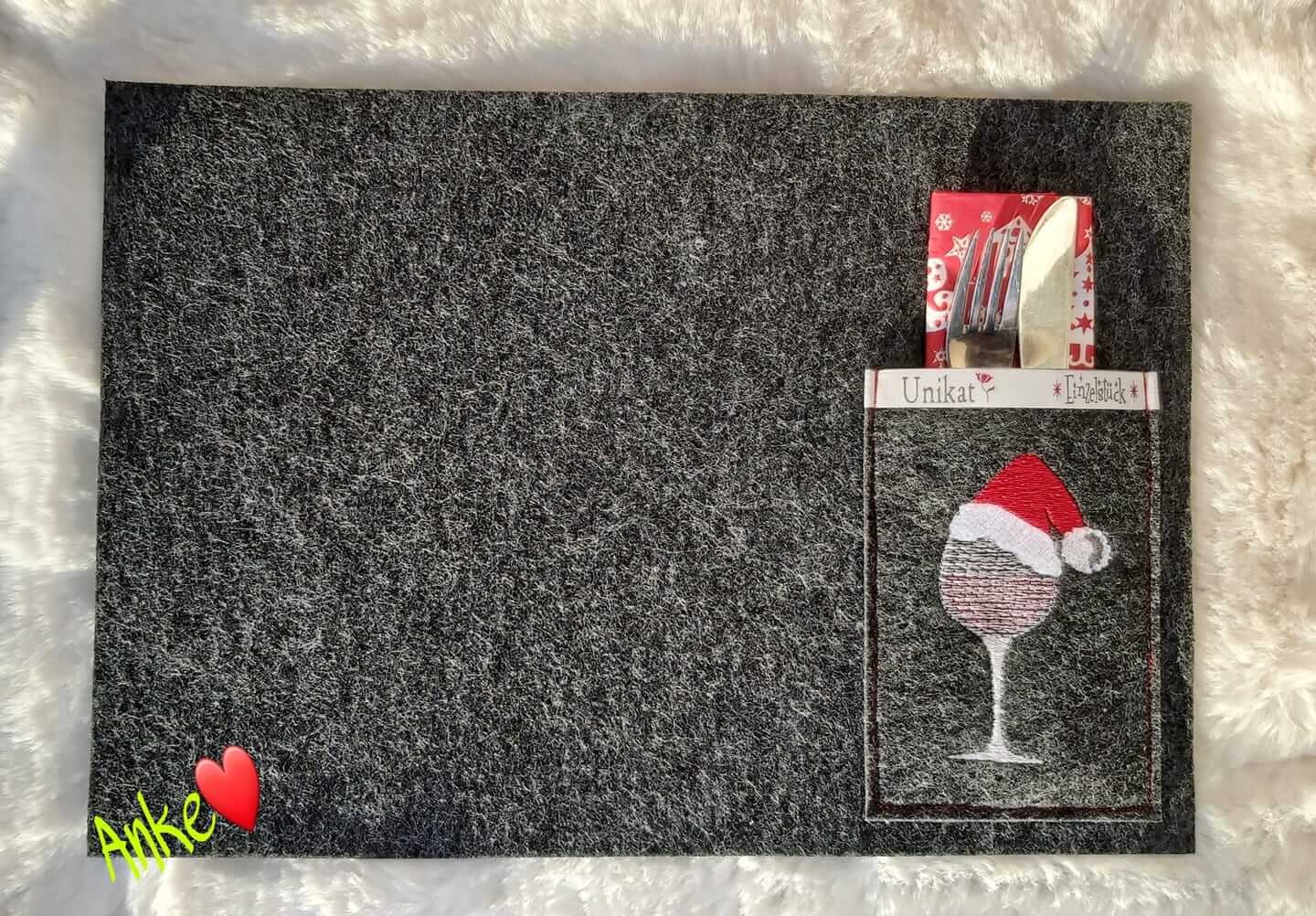 Stickdatei Weinglas - Doodle Appli von stiXXie by lajana