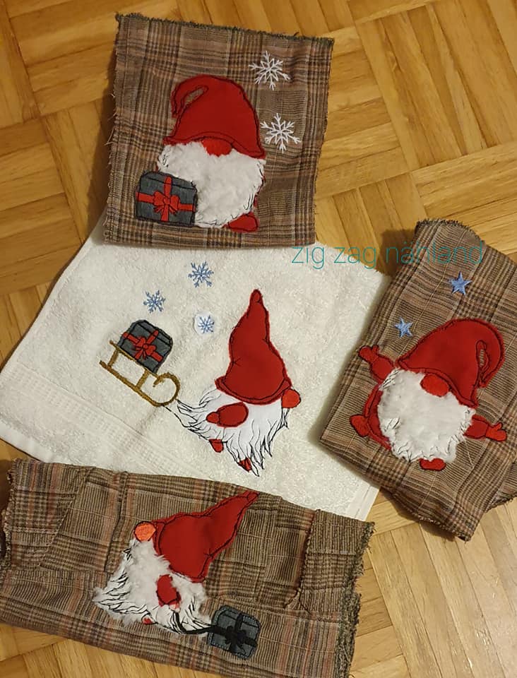 Stickdatei Wichtelzirkus DoodleApplikation von stiXXie by lajana