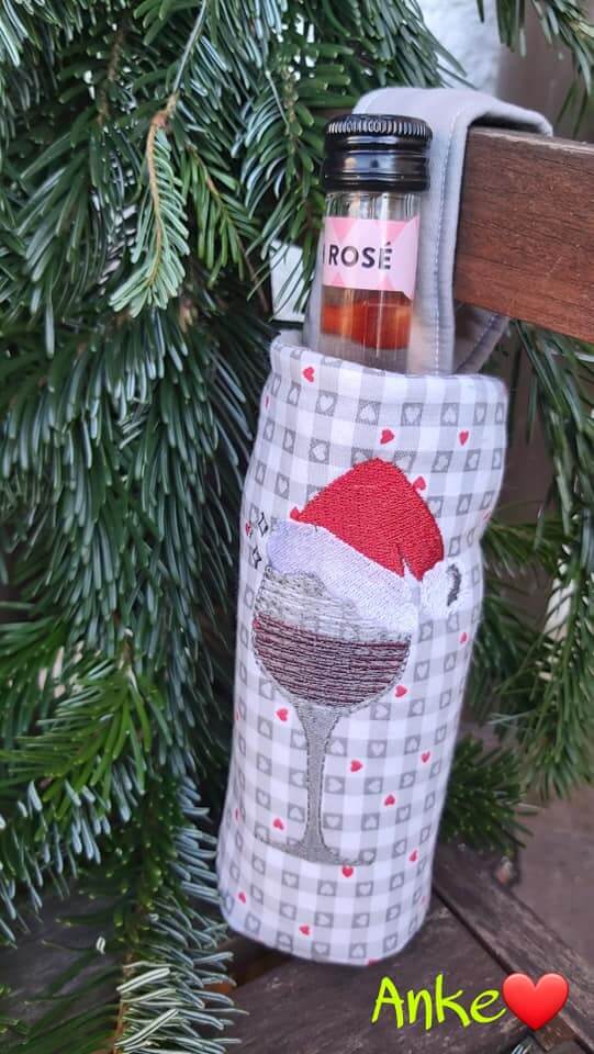 Stickdatei Weinglas - Doodle Appli von stiXXie by lajana