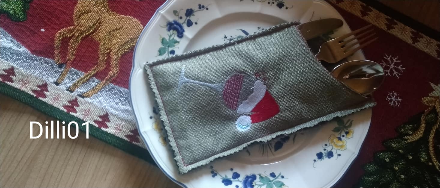 Stickdatei Weinglas - Doodle Appli von stiXXie by lajana