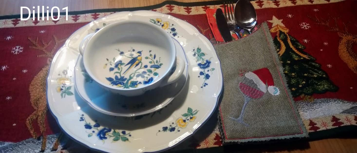 Stickdatei Weinglas - Doodle Appli von stiXXie by lajana