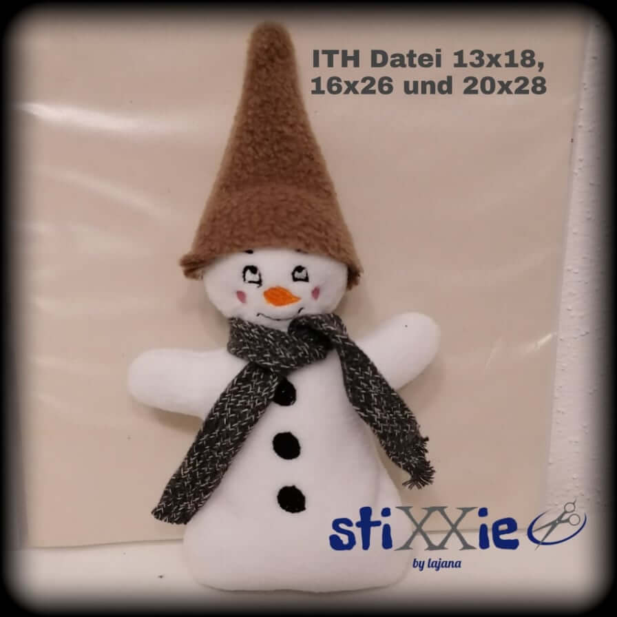ITH Stickdatei Schneemann von stiXXie by lajana