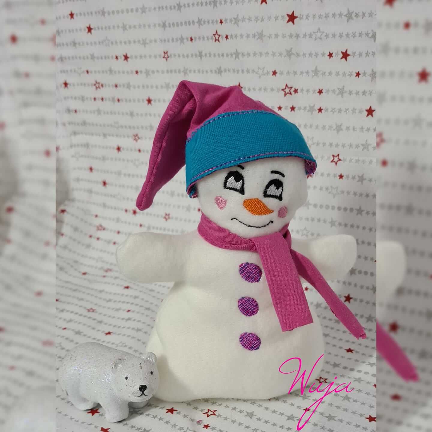 ITH Stickdatei Schneemann von stiXXie by lajana