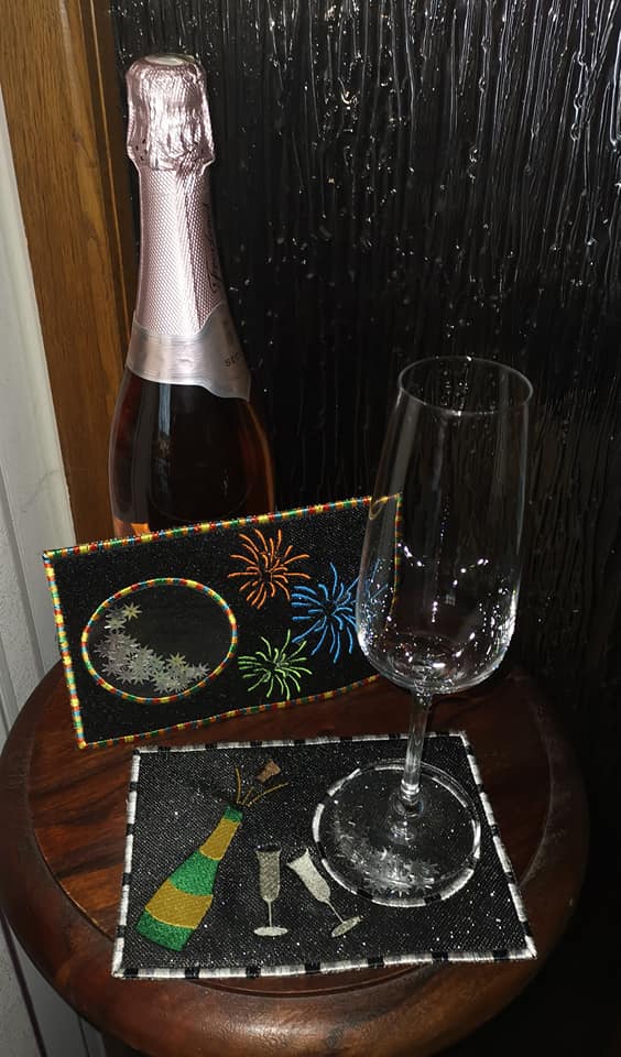 Stickdatei Silvester Set 6-teilig von stiXXie by lajana