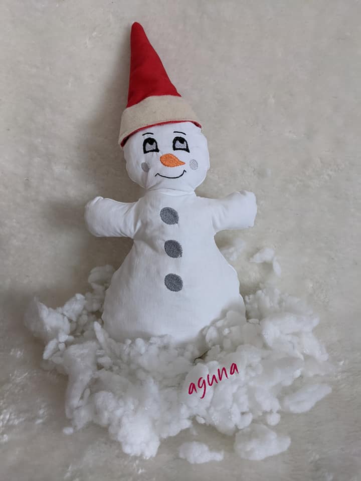 ITH Stickdatei Schneemann von stiXXie by lajana