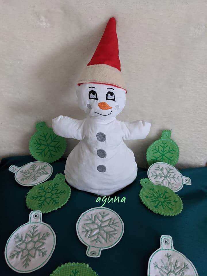 ITH Stickdatei Schneemann von stiXXie by lajana