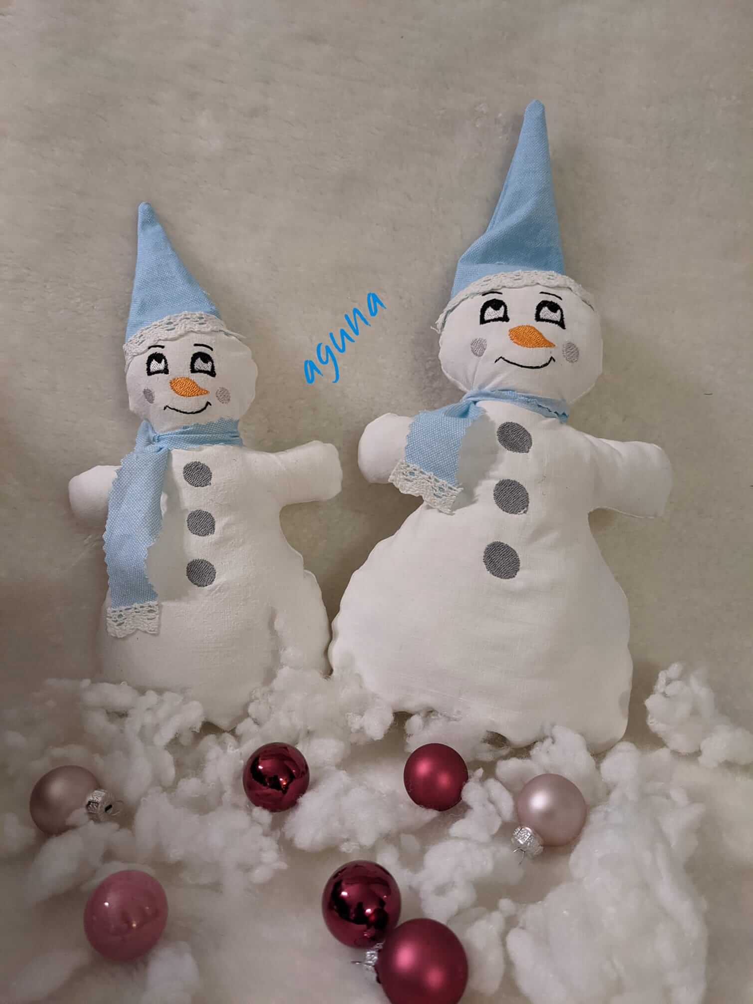 ITH Stickdatei Schneemann von stiXXie by lajana