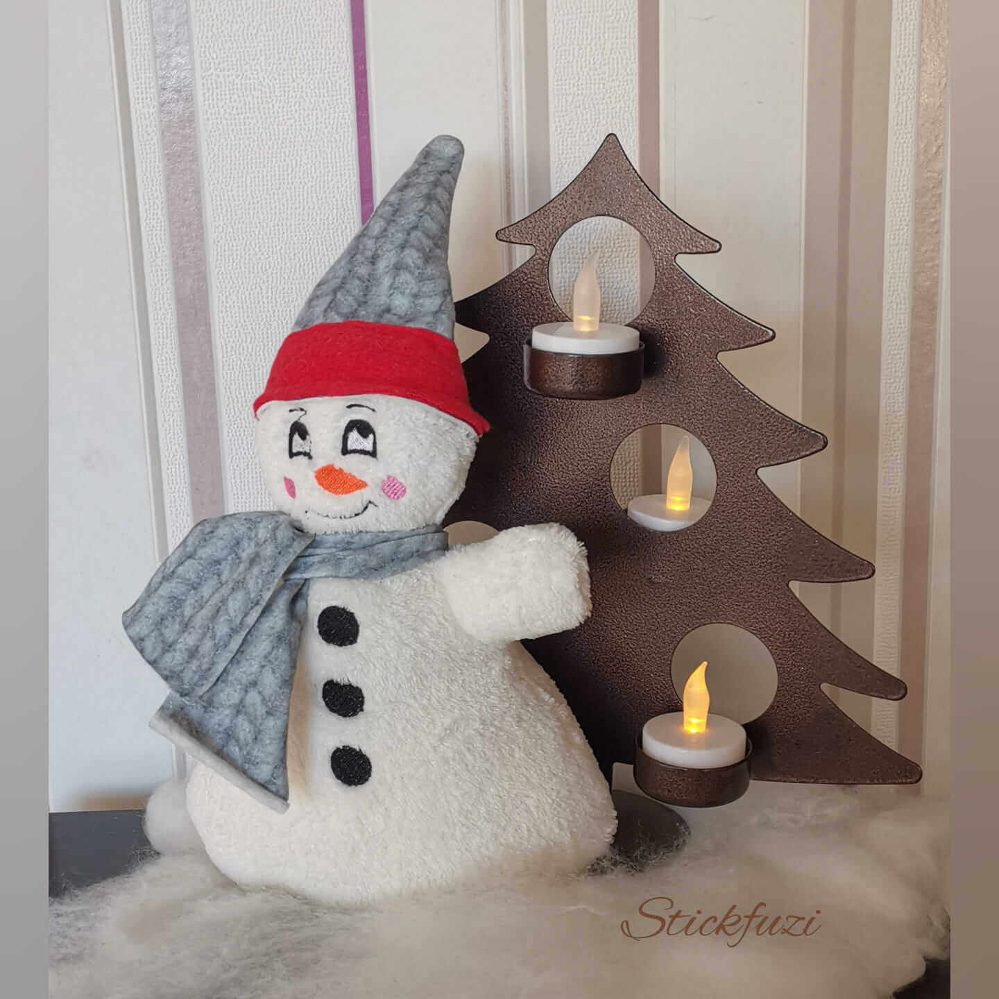 ITH Stickdatei Schneemann von stiXXie by lajana
