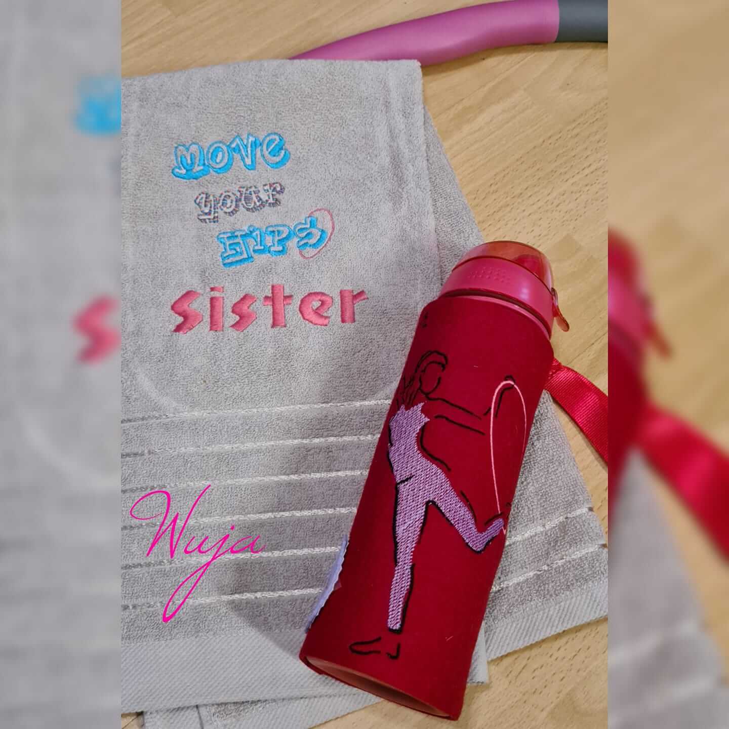 Stickdatei Tanzen mit Sprüchen von stiXXie by lajana