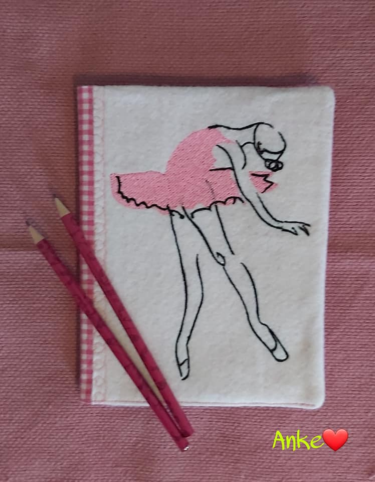 Stickdatei Tanzen mit Sprüchen von stiXXie by lajana