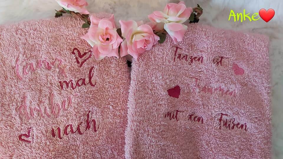 Stickdatei Tanzen mit Sprüchen von stiXXie by lajana