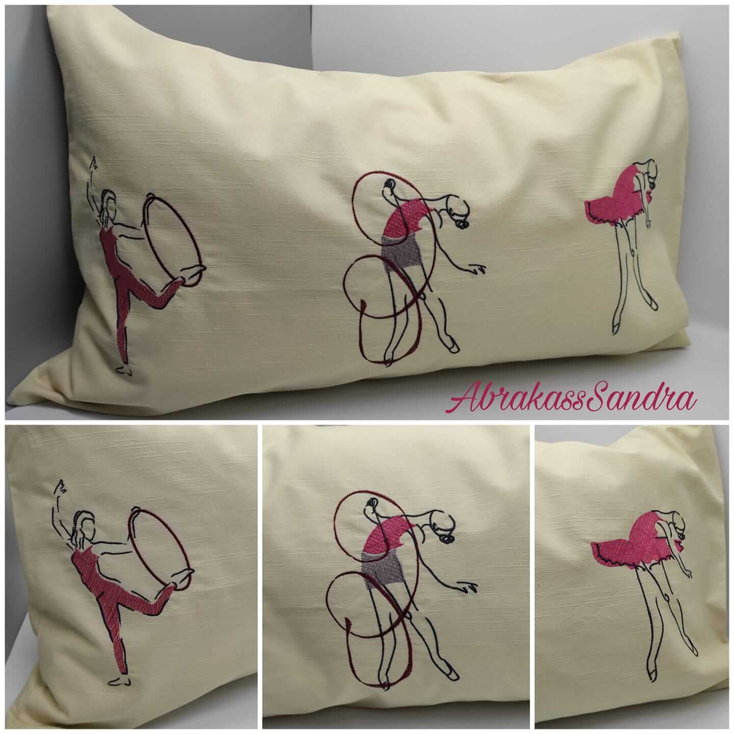 Stickdatei Tanzen mit Sprüchen von stiXXie by lajana