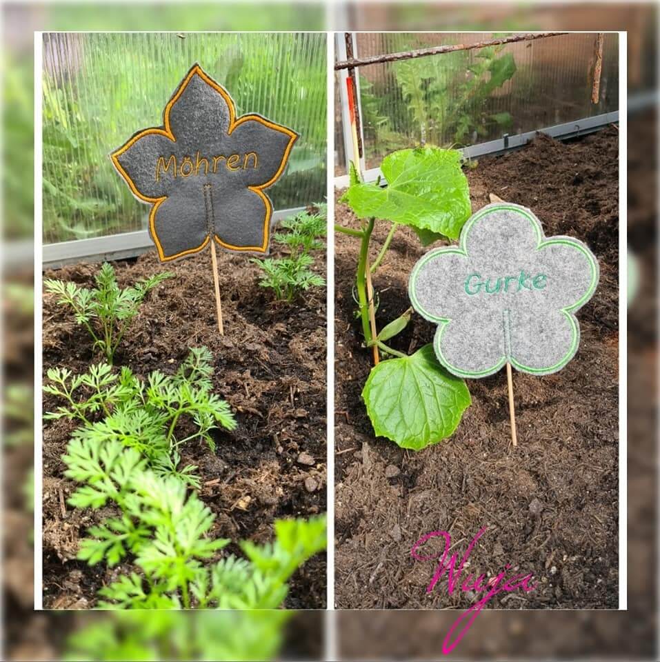 ITH Stickdatei Stabfiguren Gemüse 10-teilig von stiXXie by lajana