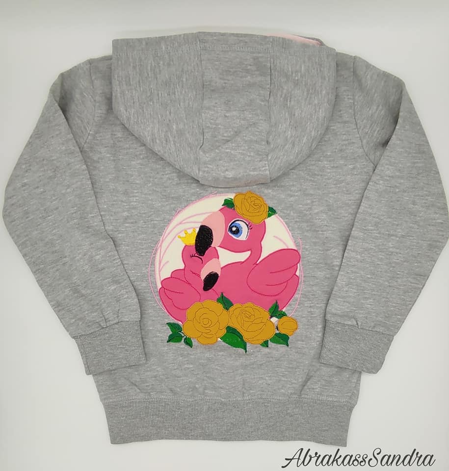 Stickdatei Flamingo Set Doodleappli von stiXXie by lajana