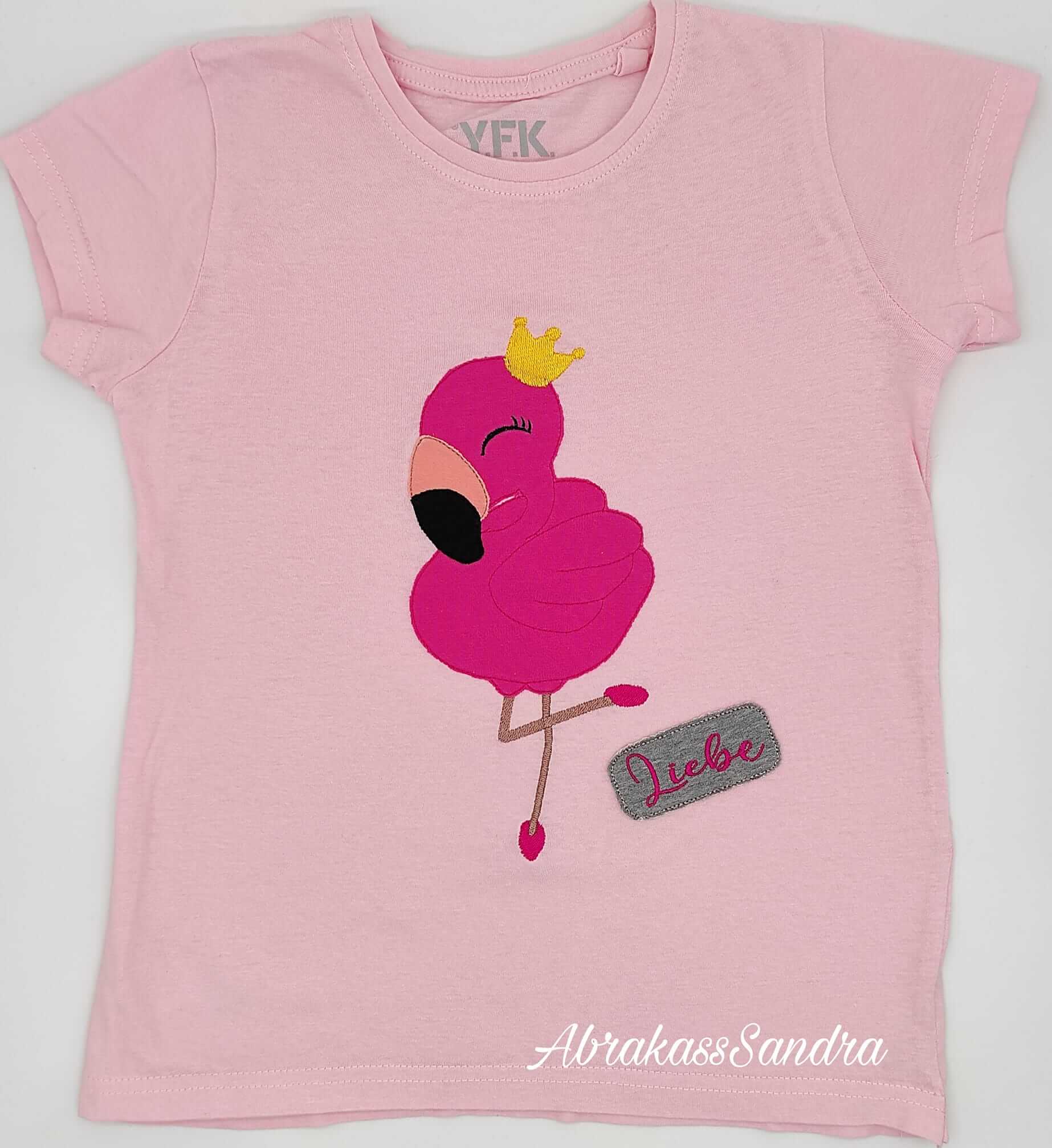 Stickdatei Flamingo Set Doodleappli von stiXXie by lajana