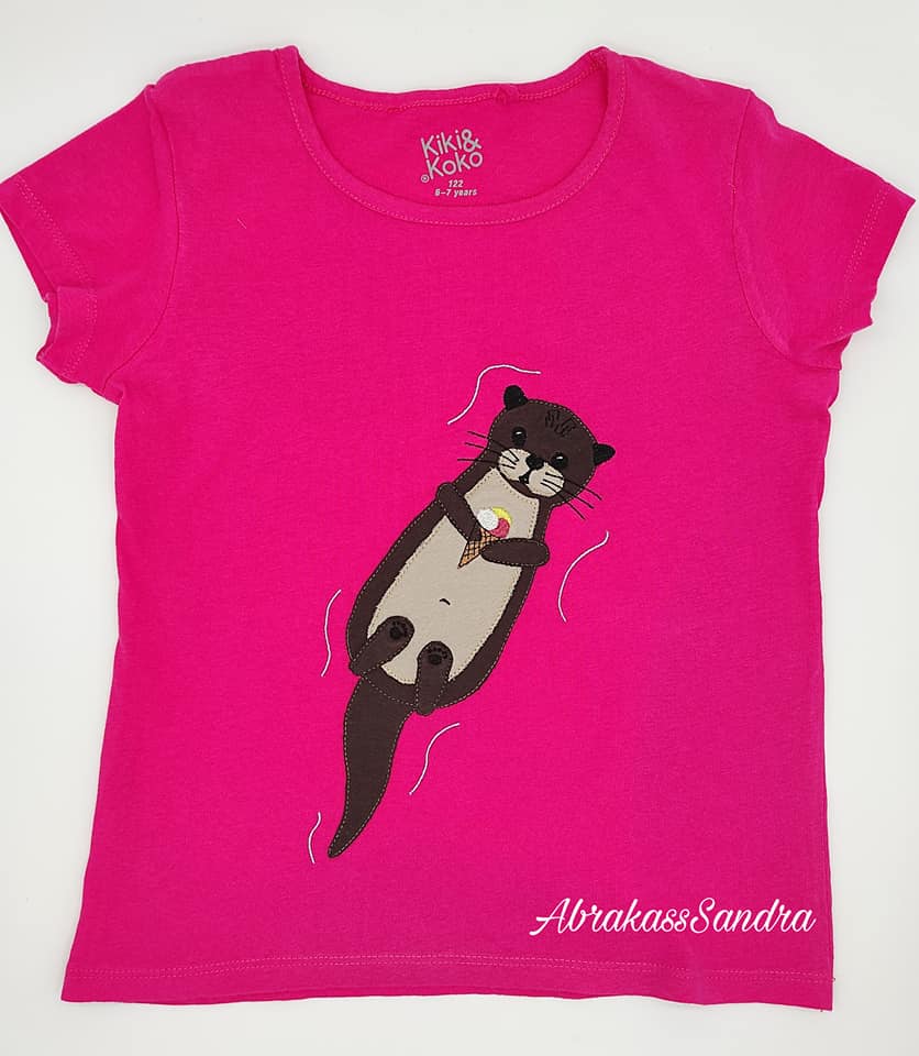 Stickdatei Otter Freebie Doodleapplikation von stiXXie by lajana