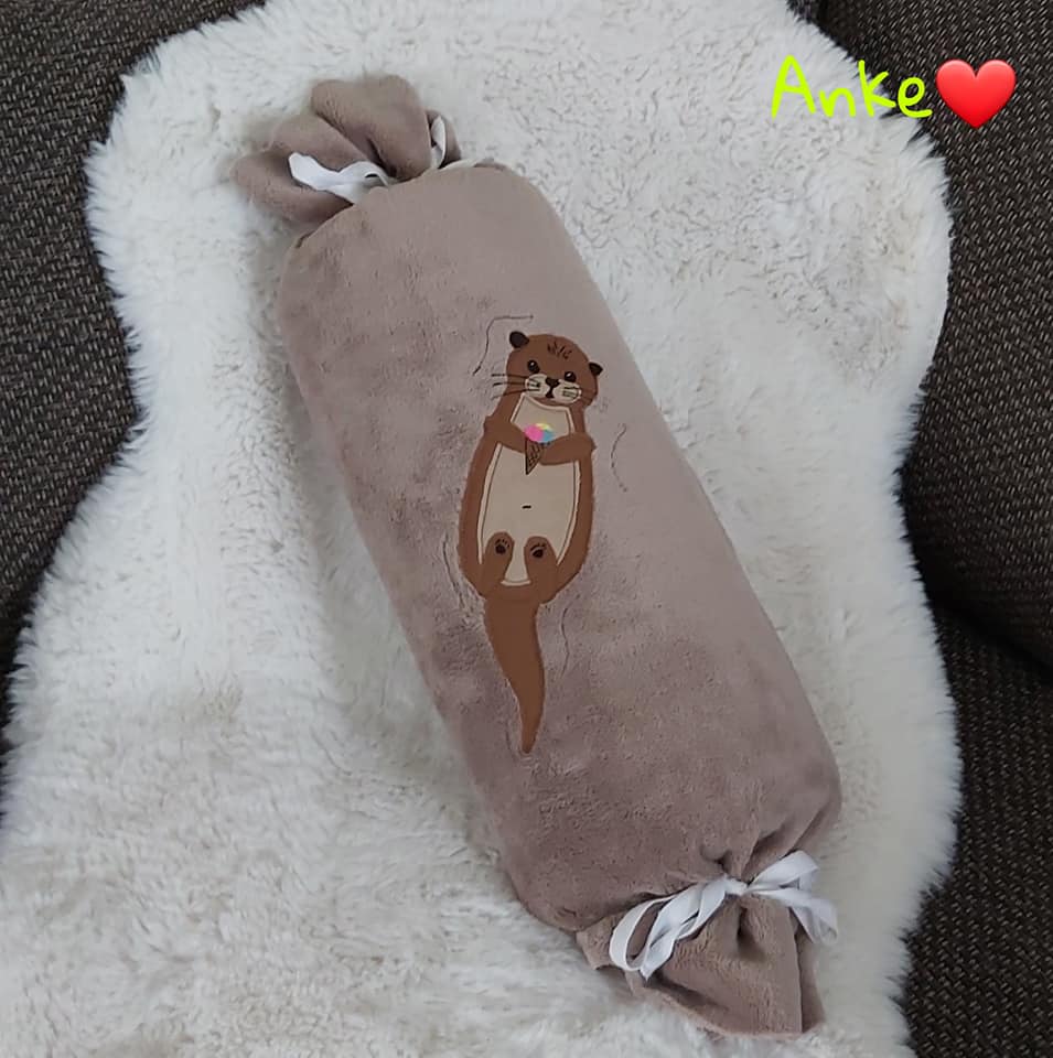 Stickdatei Otter Freebie Doodleapplikation von stiXXie by lajana