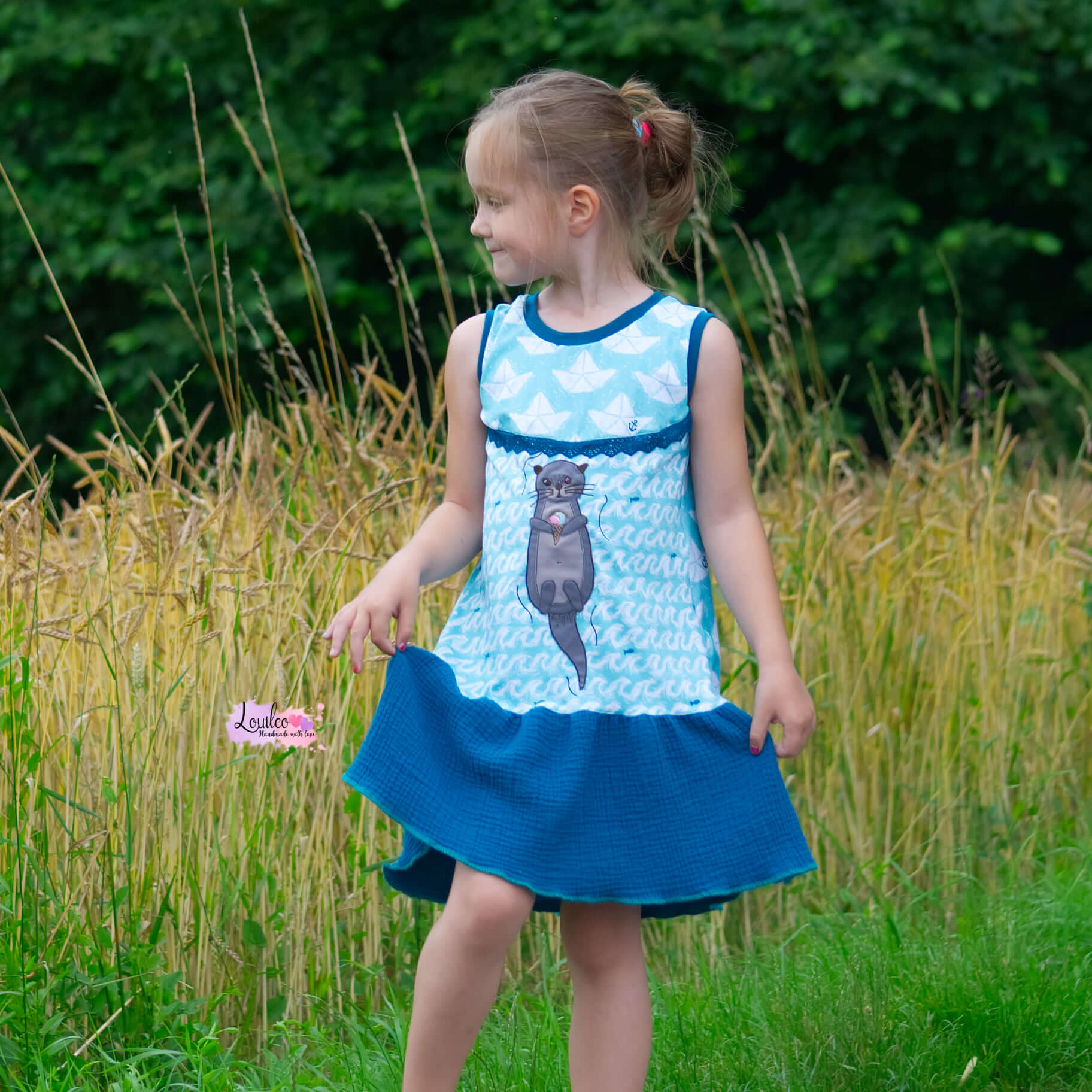 Stickdatei Otter Freebie Doodleapplikation von stiXXie by lajana