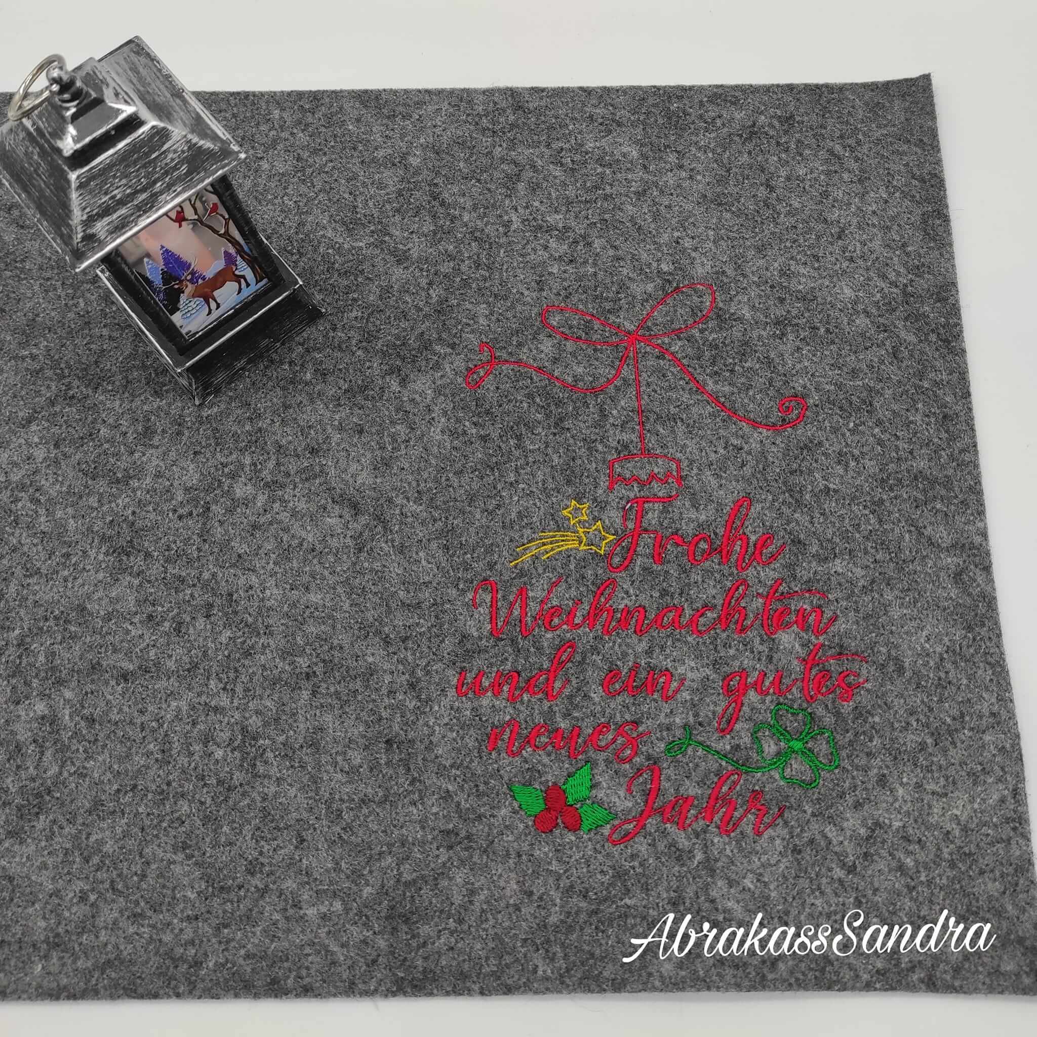 Stickdatei Weihnachten Kugel von stiXXie by lajana