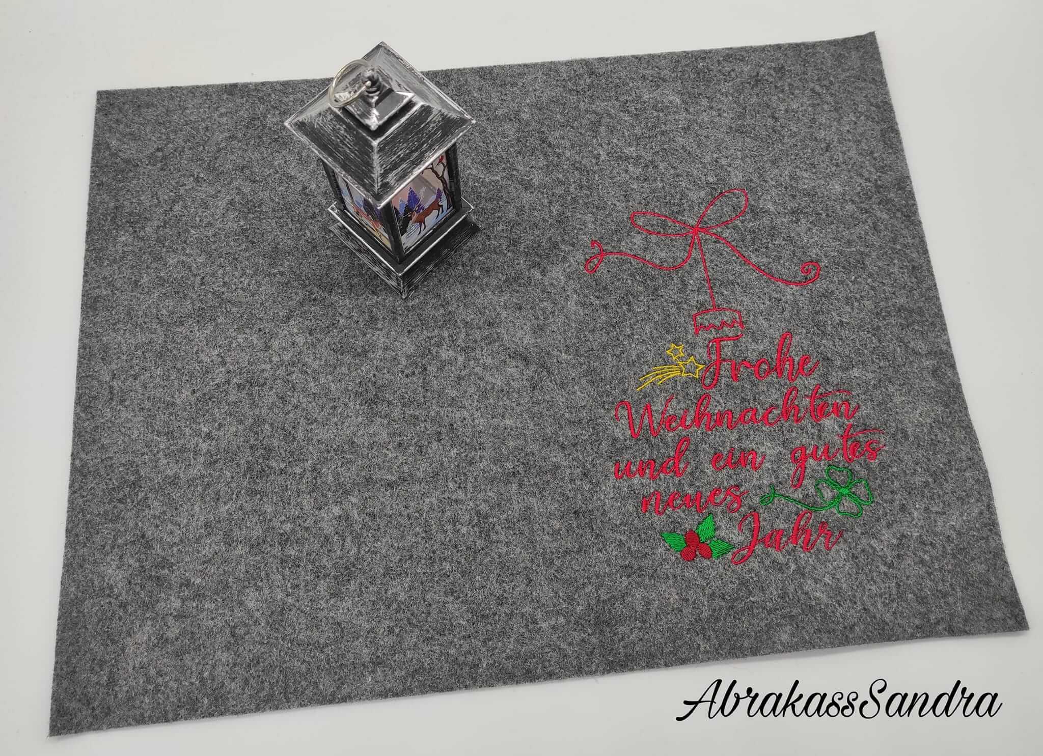 Stickdatei Weihnachten Kugel von stiXXie by lajana