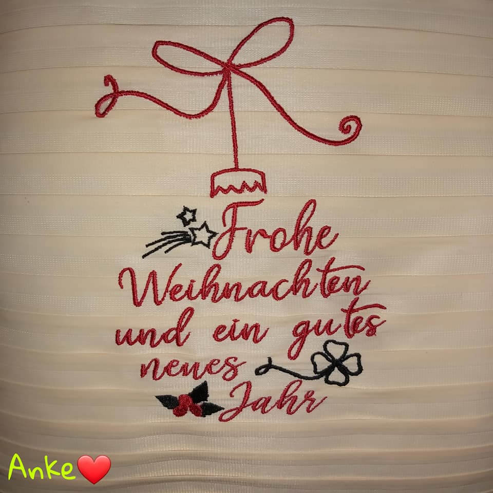 Stickdatei Weihnachten Kugel von stiXXie by lajana