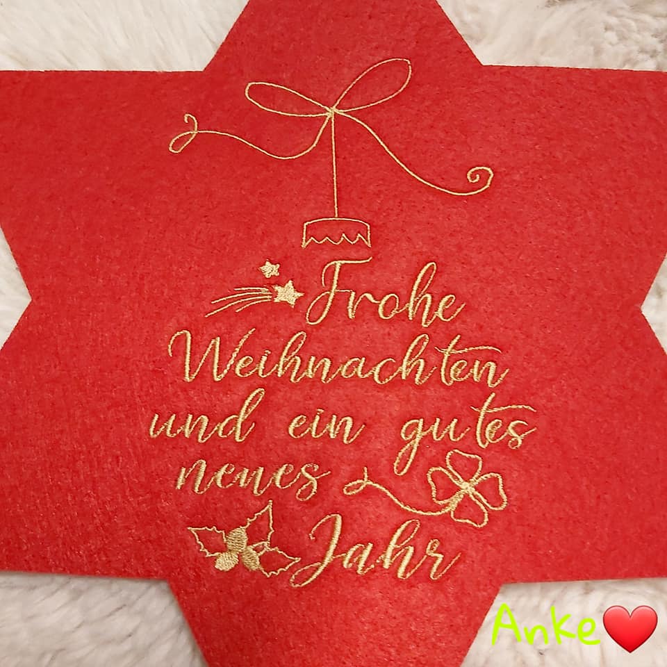 Stickdatei Weihnachten Kugel von stiXXie by lajana