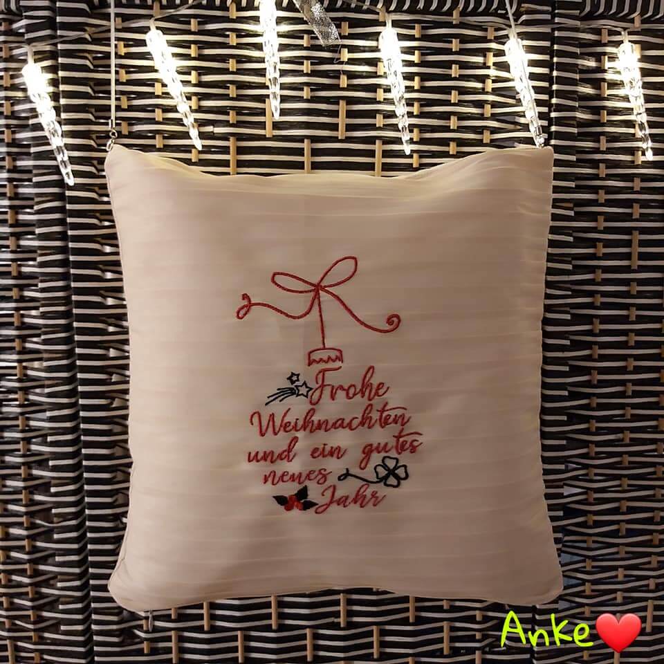 Stickdatei Weihnachten Kugel von stiXXie by lajana