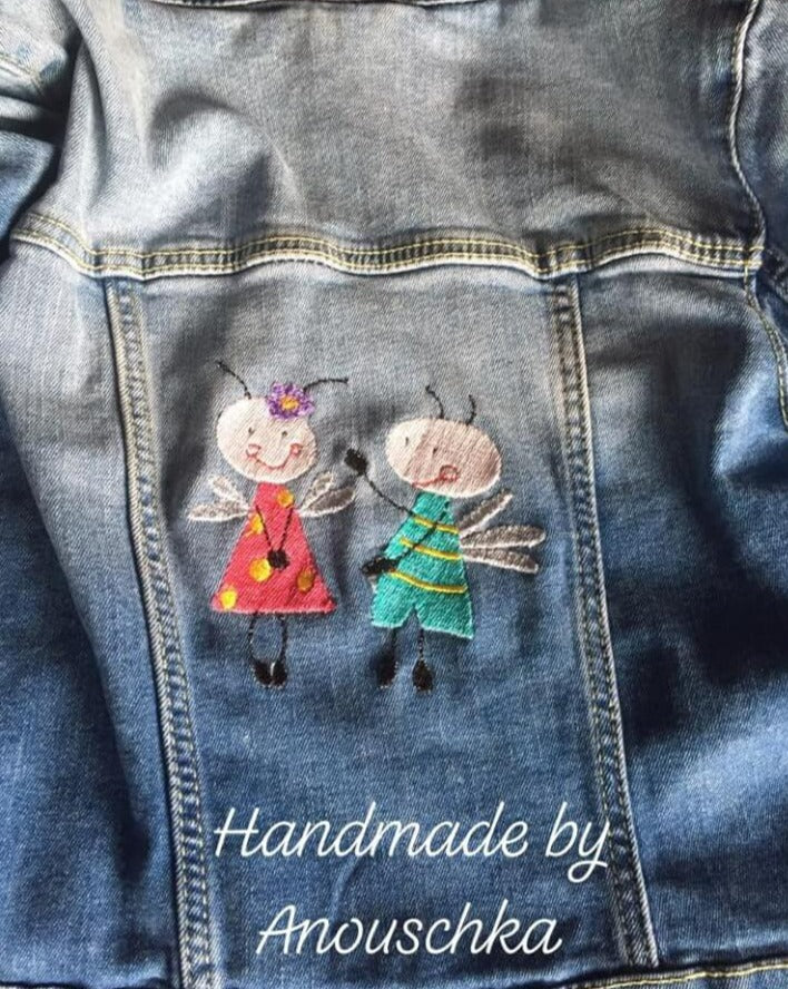 Stickdatei Elfen Pippa und Pepe von stiXXie by lajana