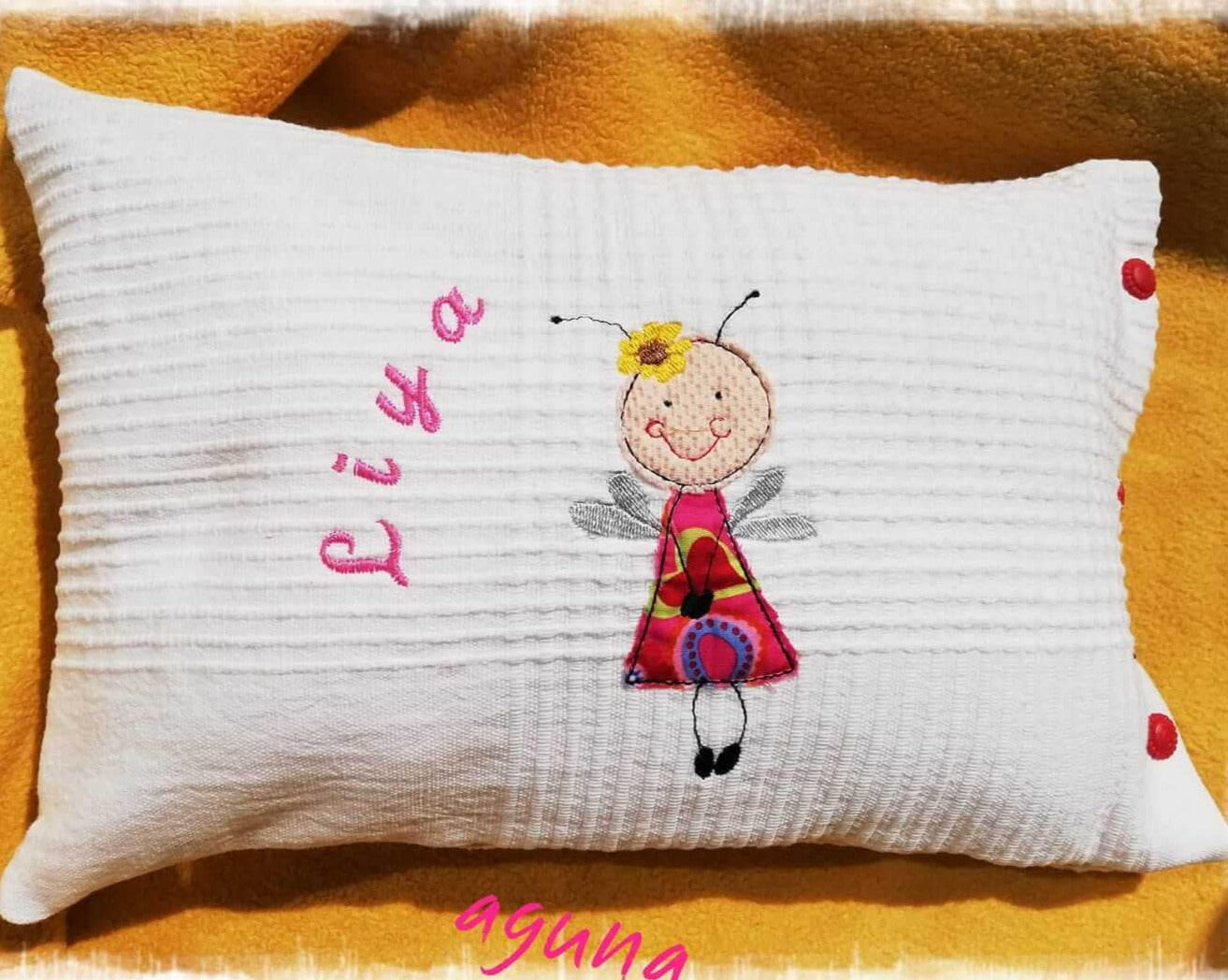 Stickdatei Doodle Applikation Pippa und Pepe von stiXXie by lajana