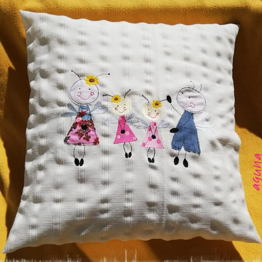 Stickdatei Elfen Pippa und Pepe von stiXXie by lajana