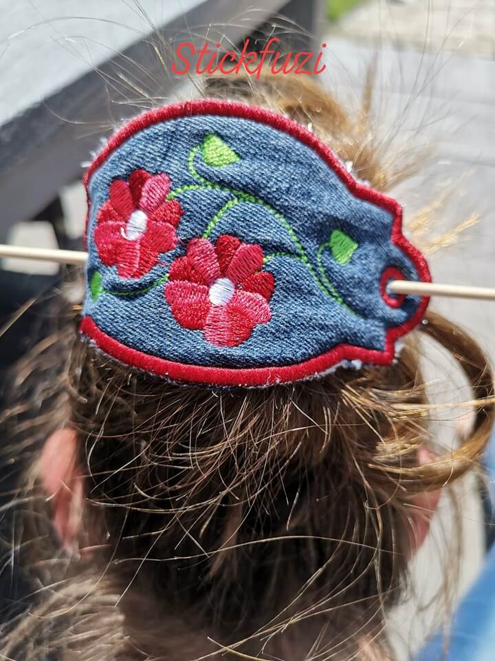 ITH Stickdatei Haarschmuck von stiXXie by lajana